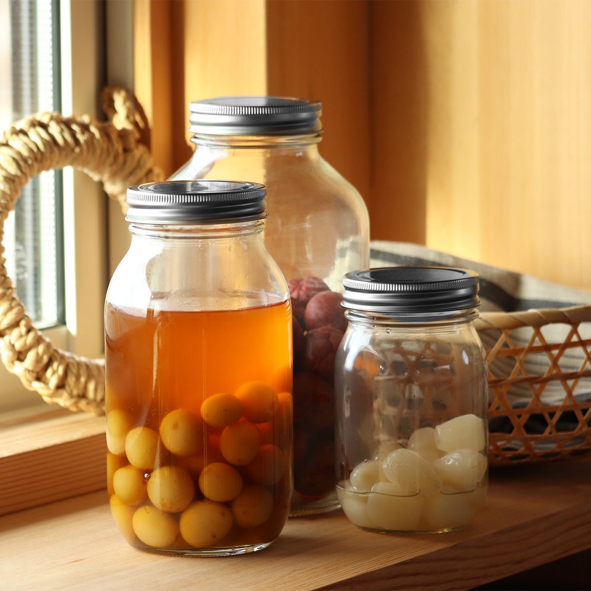 保存容器 1.8L ステンレスキャップ保存びん1800 セラーメイト – ハウジー