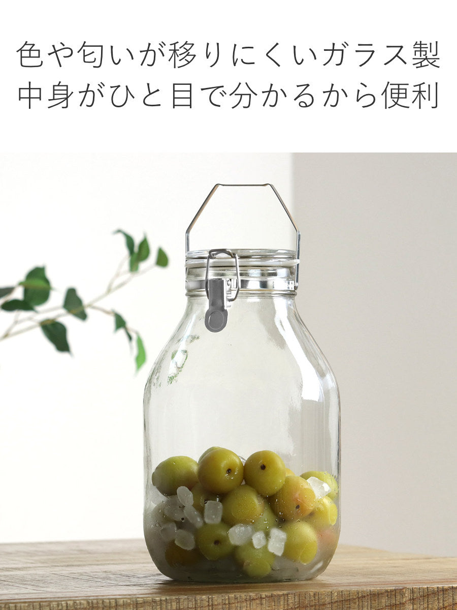 果実酒びん 4L 取手付密封びん セラーメイト – ハウジー