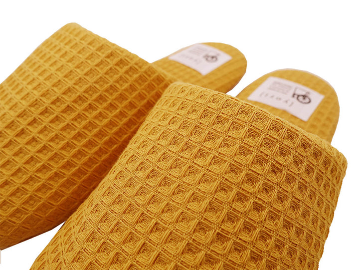 スリッパyoriコットンワッフルソフト綿100％MサイズLサイズ