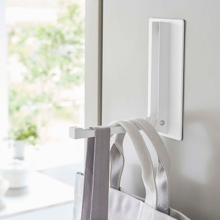 山崎実業towerマグネット折り畳みハンガータワー