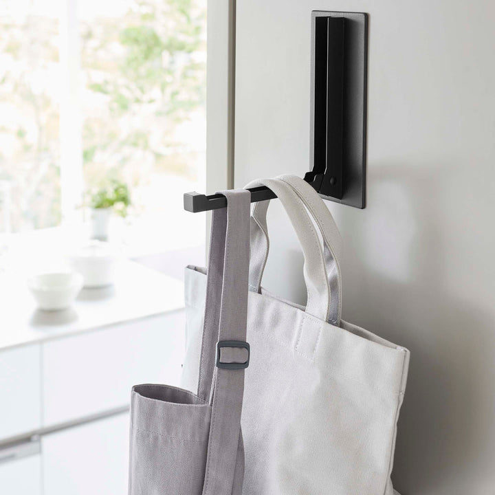 山崎実業towerマグネット折り畳みハンガータワー