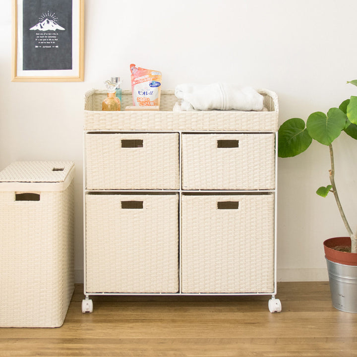 ランドリーチェストDiarioラタン調