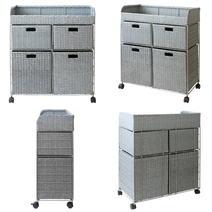 ランドリーチェストDiarioラタン調