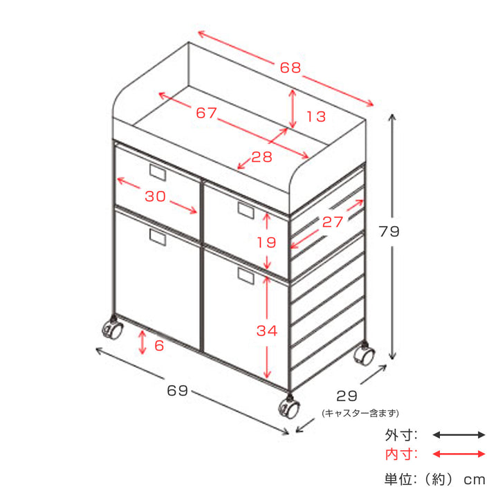 ランドリーチェストDiarioラタン調