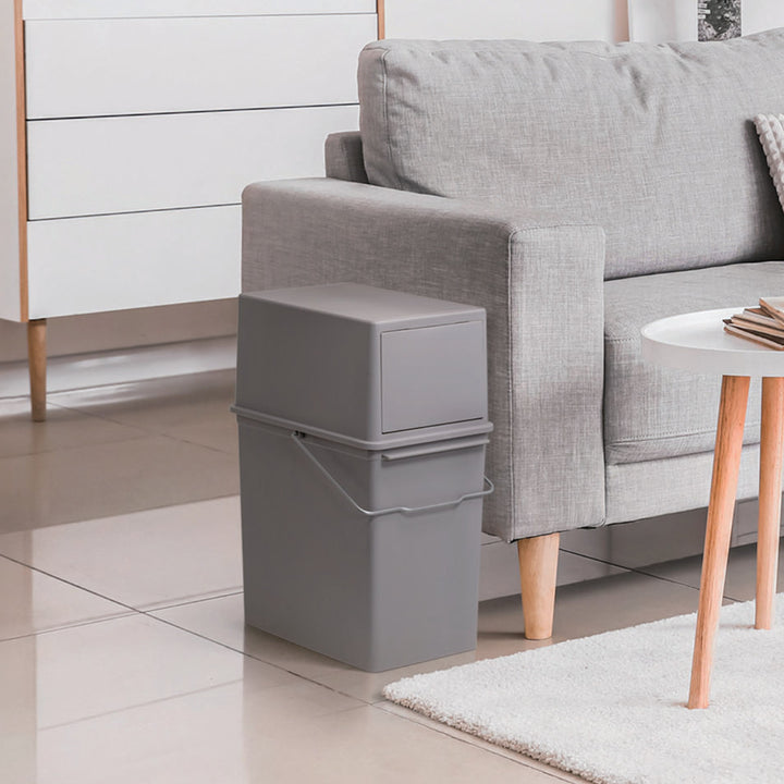 ゴミ箱17Lフロントオープントラッシュビンベーシックダスト