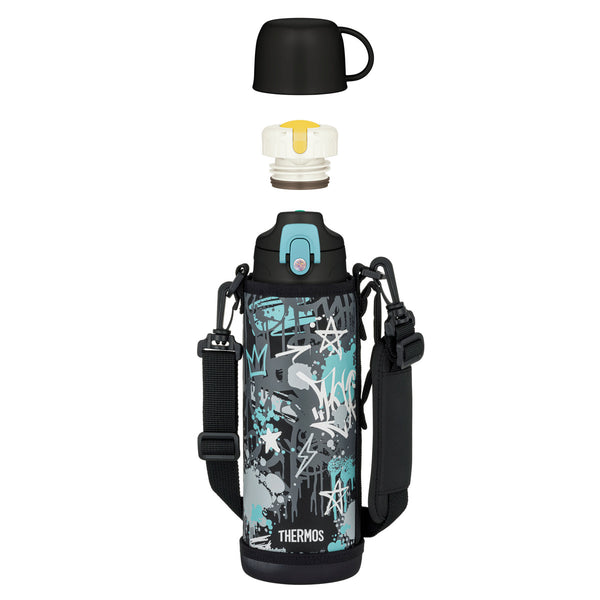 サーモス水筒1L2wayコップ付き直飲みステンレスFJJ-1001WF