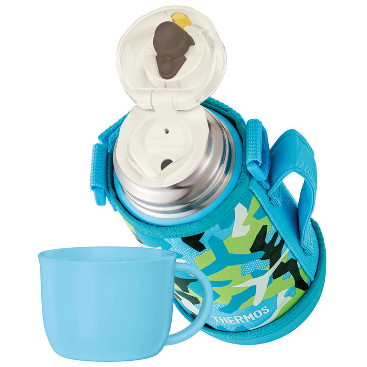 サーモス水筒600ml2wayコップ付き直飲みステンレスFJJ-601WF