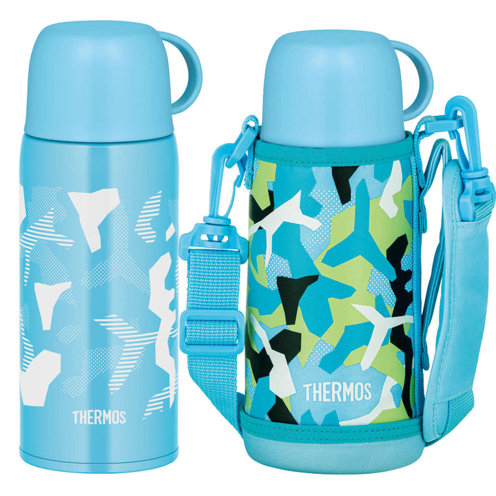 サーモス水筒600ml2wayコップ付き直飲みステンレスFJJ-601WF