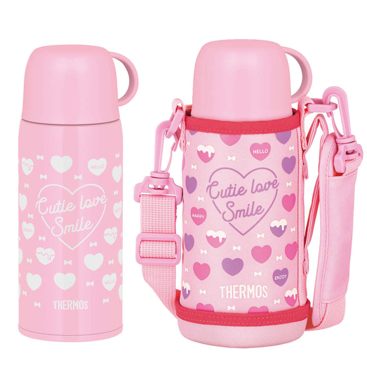 サーモス水筒600ml2wayコップ付き直飲みステンレスFJJ-601WF