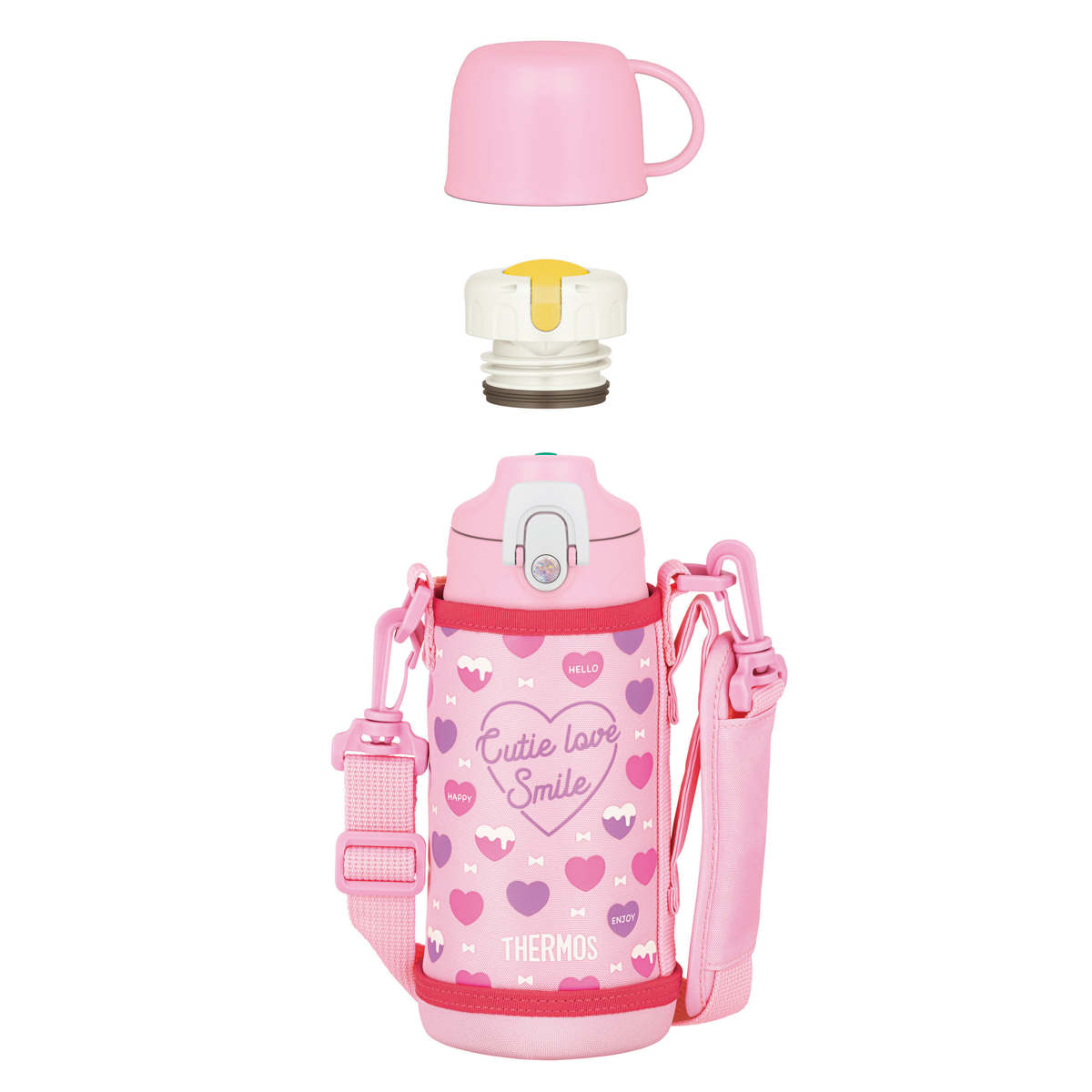 サーモス 水筒 600ml 2way コップ付き 直飲み ステンレス FJJ-601WF