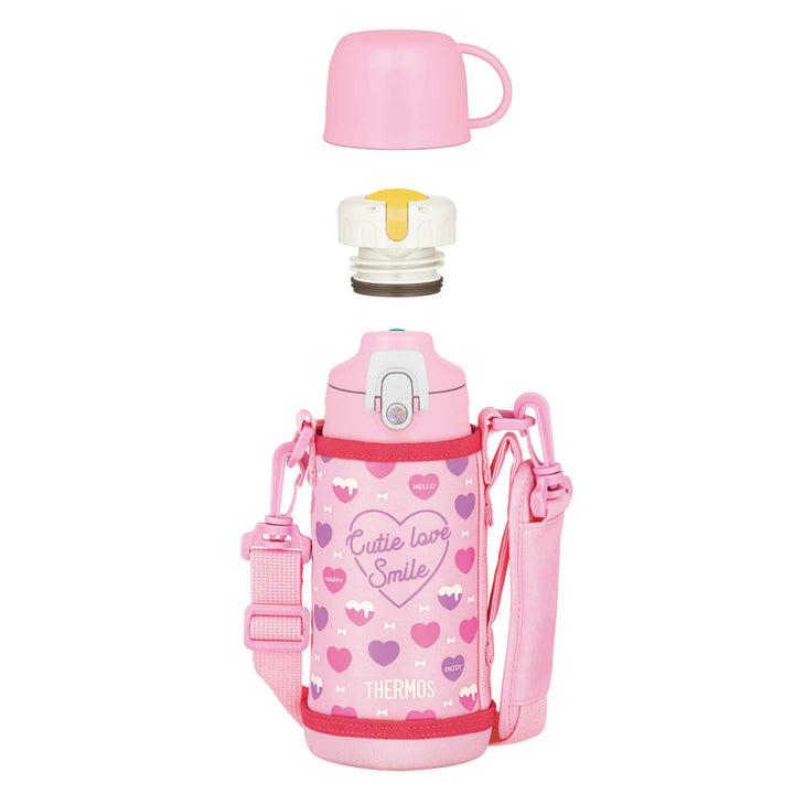 サーモス水筒600ml2wayコップ付き直飲みステンレスFJJ-601WF