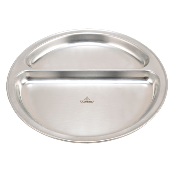 アウトドア食器2割ランチプレート直径22.7cmプリグレース