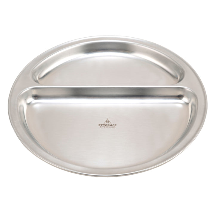 アウトドア食器2割ランチプレート直径22.7cmプリグレース