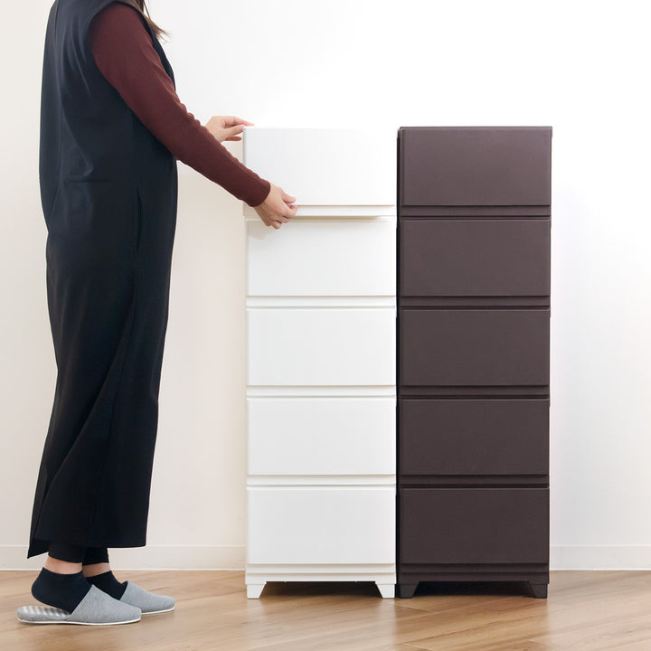 チェスト壁付デコニーシーヴォ5段幅34×奥行43×高さ106.1cm