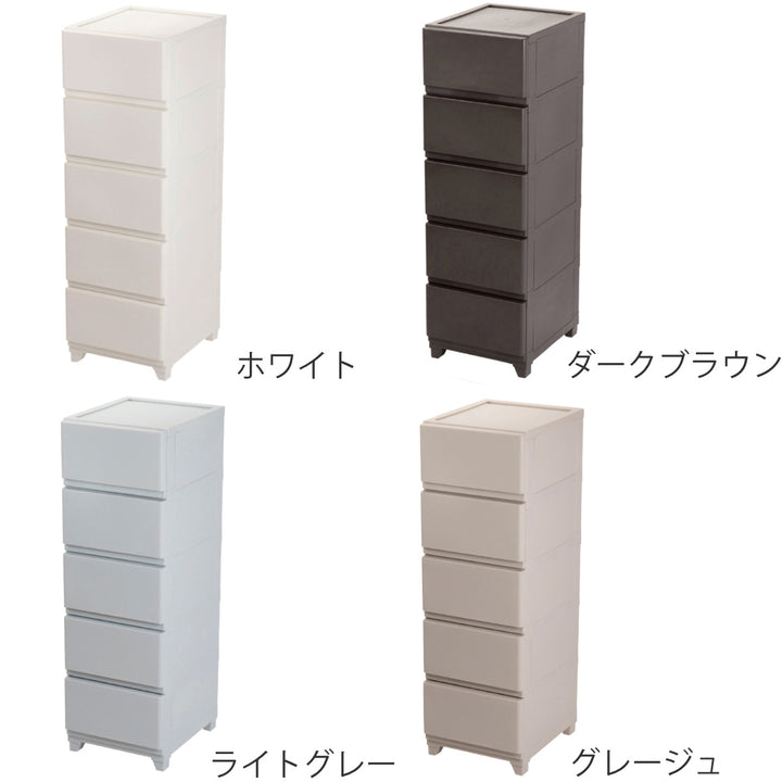 チェスト壁付デコニーシーヴォ5段幅34×奥行43×高さ106.1cm