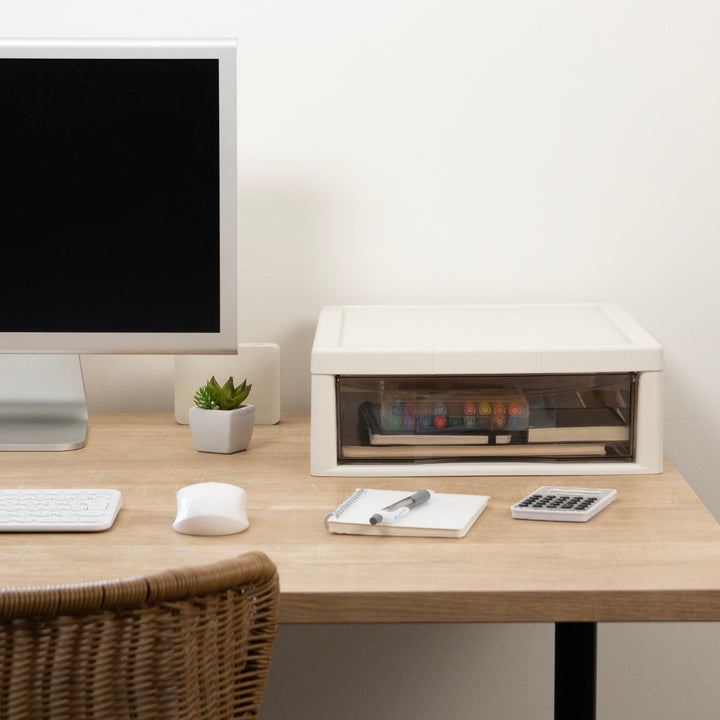 レターケースB4深型1段書類ケース書類整理アプロス幅32.3×奥行40.6×高さ12cm