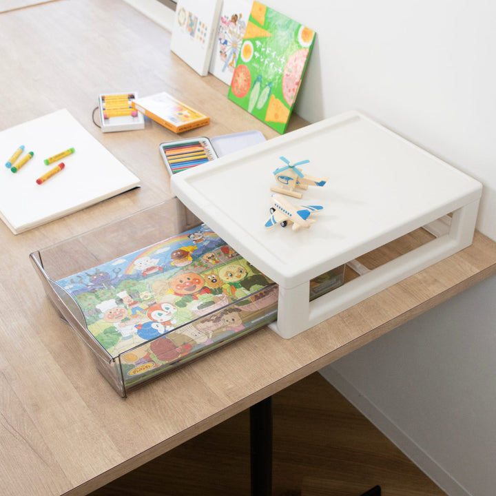 レターケースB4深型1段書類ケース書類整理アプロス幅32.3×奥行40.6×高さ12cm