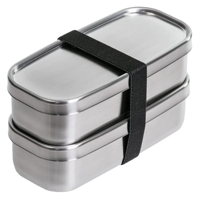 工房アイザワ 弁当箱 1000ml UTILE 角長ランチボックス 2段