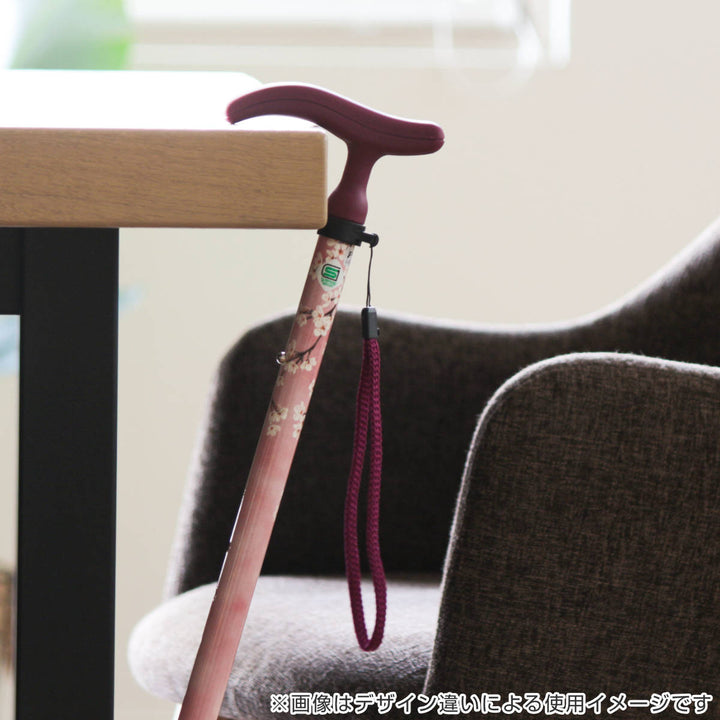 杖アクティブグレース伸縮軽量ステッキおしゃれ女性介護