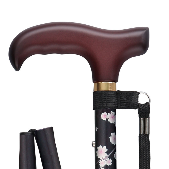杖ベーシック折りたたみ軽量女性おしゃれステッキ介護