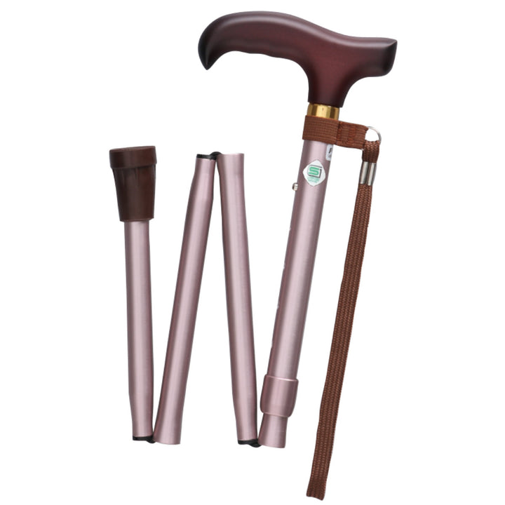 杖ベーシック折りたたみ軽量女性おしゃれステッキ介護