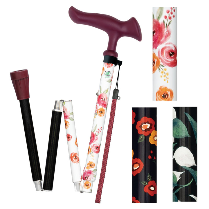 杖かるがもファム2折りたたみ軽量女性