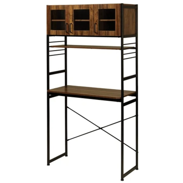 キッチンラック幅93.5cmレンジ台スチールフレームルナ