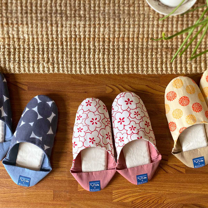 スリッパてぬぐいスリッパ綿和風23.0～25.0cm洗える