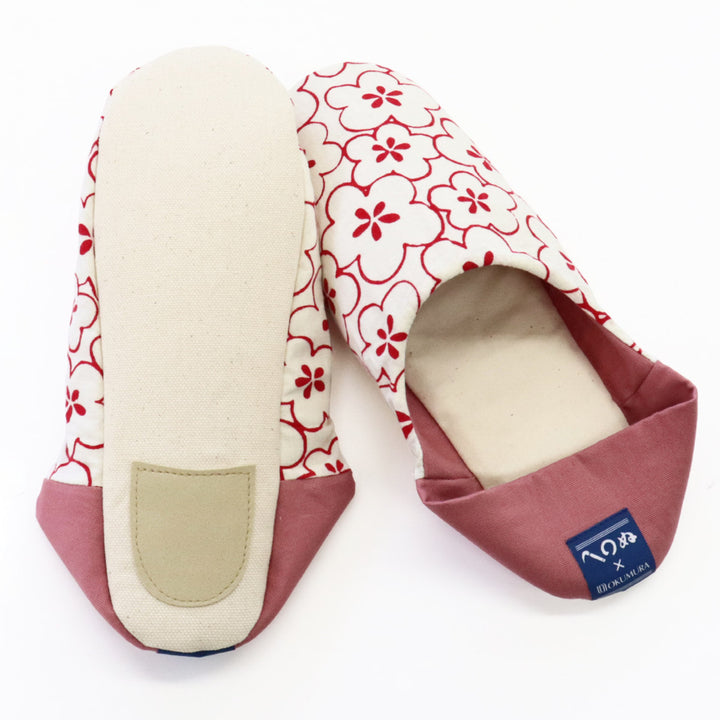 スリッパてぬぐいスリッパ綿和風23.0～25.0cm洗える