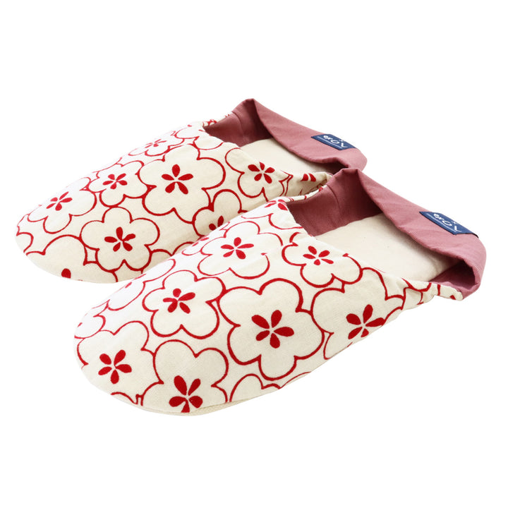 梅花紋×ピンク