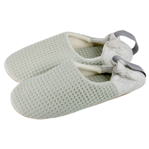 スリッパyoriバブーシュLサイズ25.0～26.5cmコットンワッフル綿100％