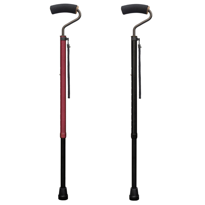 杖手のひらフィットステッキ伸縮軽量おしゃれ介護