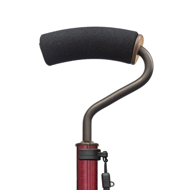 杖手のひらフィットステッキ伸縮軽量おしゃれ介護