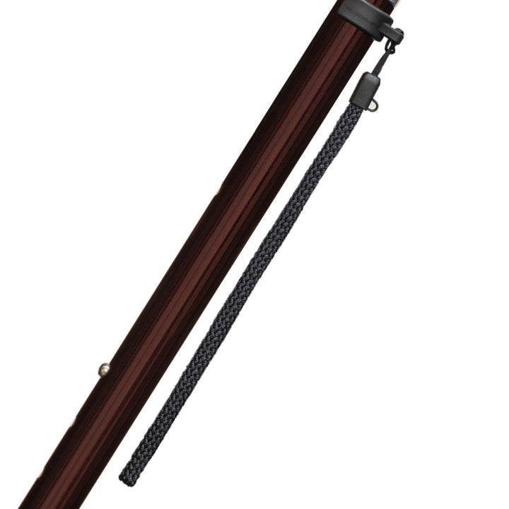 杖スレンダーネックステッキ伸縮木目軽量おしゃれ介護