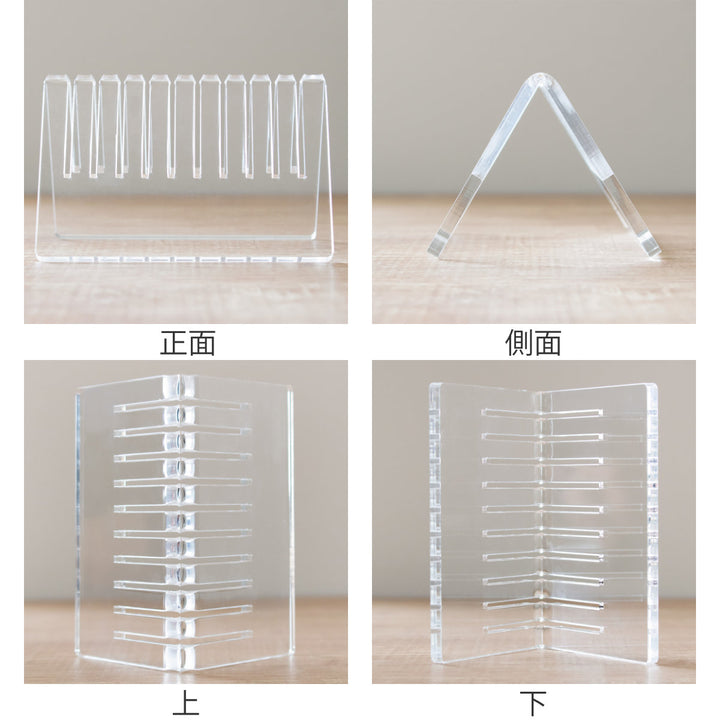 カードスタンドamenistアクリル製名刺日本製クリア