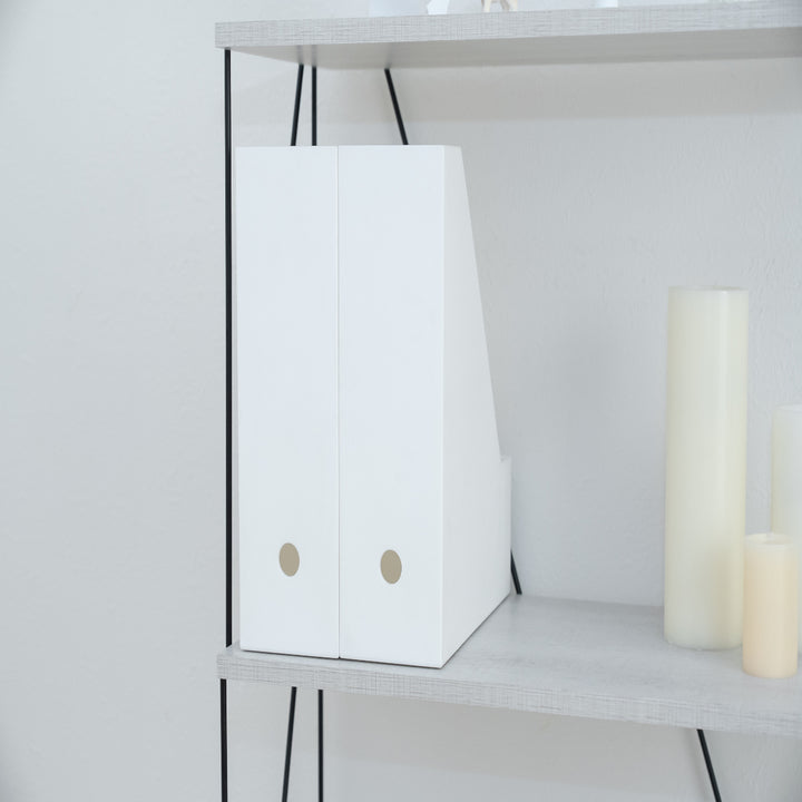 EZBOワイヤーラック3段幅61cm工具不要簡単組立モノトーン