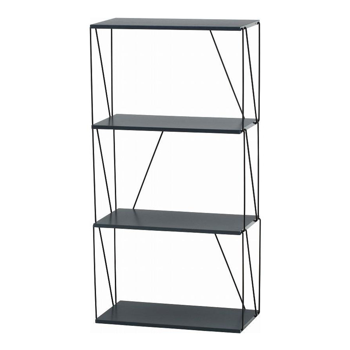 EZBO ワイヤーラック 4段 幅61cm 工具不要 簡単組立 モノトーン – ハウジー