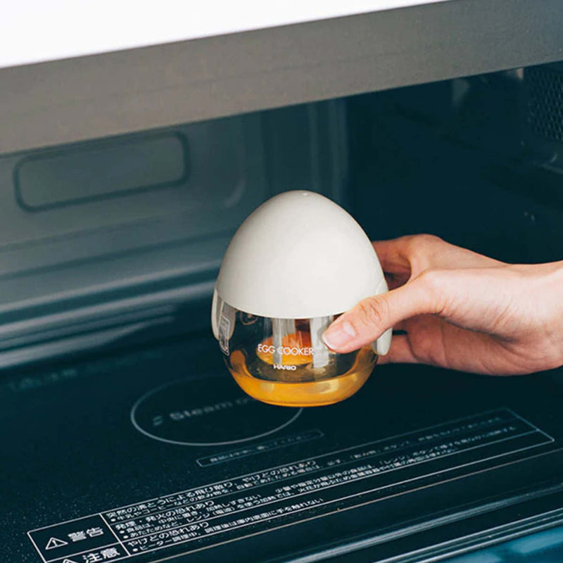 ハリオ電子レンジ調理器卵用ガラスのレンジエッグクッカー
