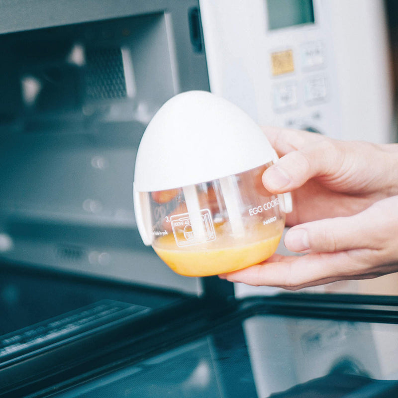 ハリオ電子レンジ調理器卵用ガラスのレンジエッグクッカー