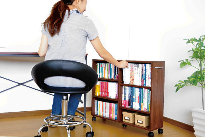 押入れラック幅20cm奥行75cmすき間収納2台組キャスター付