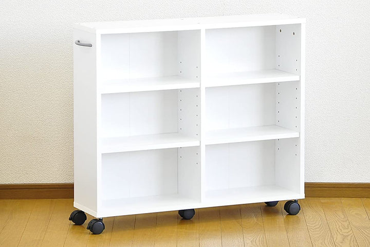 押入れラック幅20cm奥行75cmすき間収納2台組キャスター付