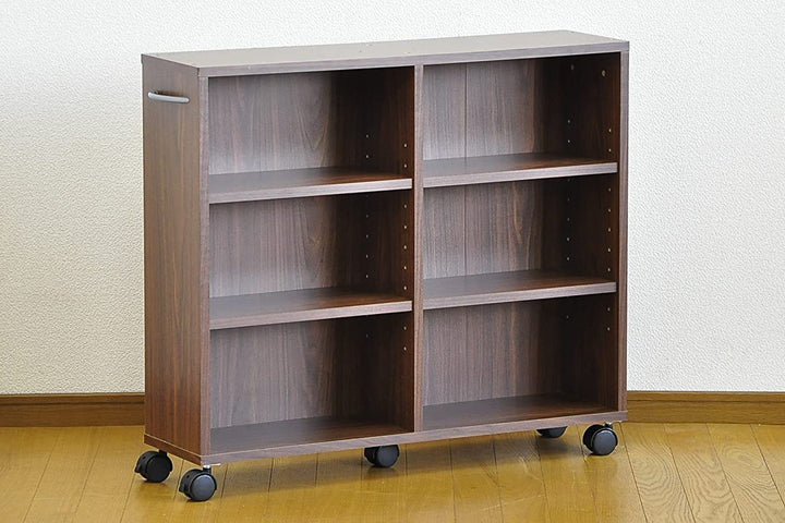 押入れラック幅20cm奥行75cmすき間収納2台組キャスター付