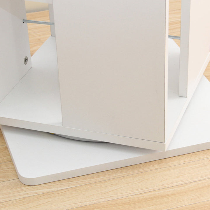 回転コミックラック5段ブックシェルフ幅39cm