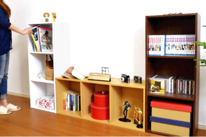 カラーボックス幅42cm3段A4収納