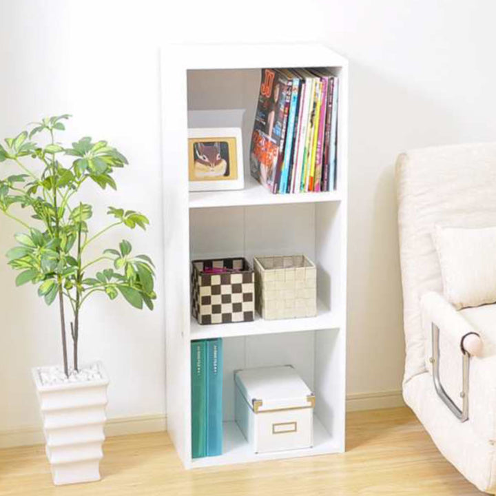 カラーボックス幅42cm3段A4収納2台組