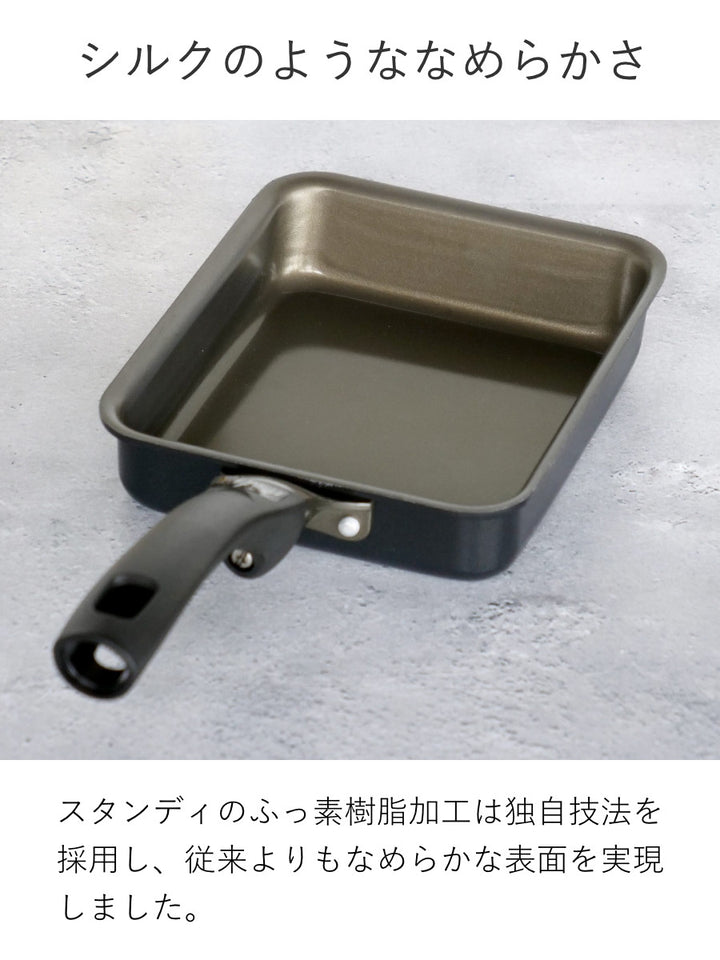 玉子焼き器15×18cmIH対応スタンディPFOAフリー