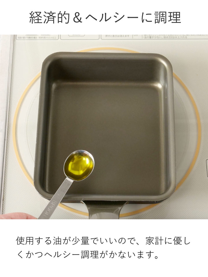 玉子焼き器15×18cmIH対応スタンディPFOAフリー