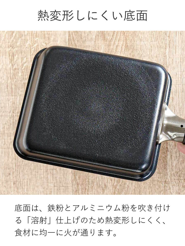 玉子焼き器15×18cmIH対応スタンディPFOAフリー