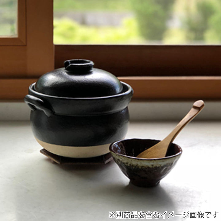 炊飯土鍋3合絶品ごはん鍋中蓋付き萬古焼日本製