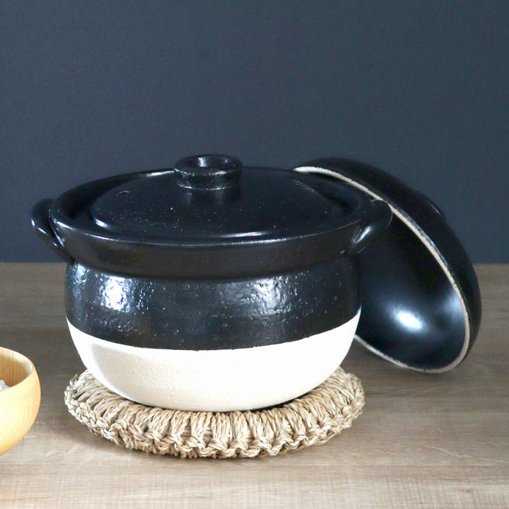 炊飯土鍋3合絶品ごはん鍋中蓋付き萬古焼日本製